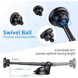 Esenlong Telescopische Auto Magnetische Gsm-Houder Universele Voorruit Dashboard Mount Telefoonhouder