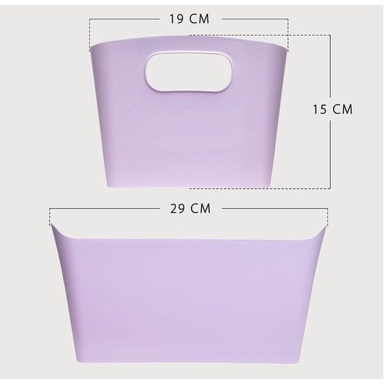 Storage box without lid, 29 x 19 x 15 cm, plastic storage boxes, for bathroom, boxes, storage box, kitchen, organizer, box, plastic, baskets and containers.