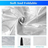 Windscreen Cover, Frost Protection Car Windscreen Winter, Sun Protection Car Windscreen Cover, Foldable Against Sun, Dust, Snow, Ice, Frost (232 x 142 cm)