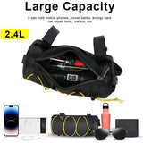 Fietsstuurtas, voorvak, fietstas opbergtas, fietstas voor stuur, multifunctionele fietstas met schouderriem, voor racefiets, mountainbike