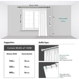 Gordijn ondoorzichtige gordijnen geluidsbescherming met plooiband thermo, 260 x 140 cm (hoogte x breedte), zilvergrijs, set van 2
