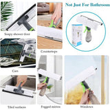 3-in-1, window cleaner with spray function 3-in-1, raamreiniger met sproeifunctie