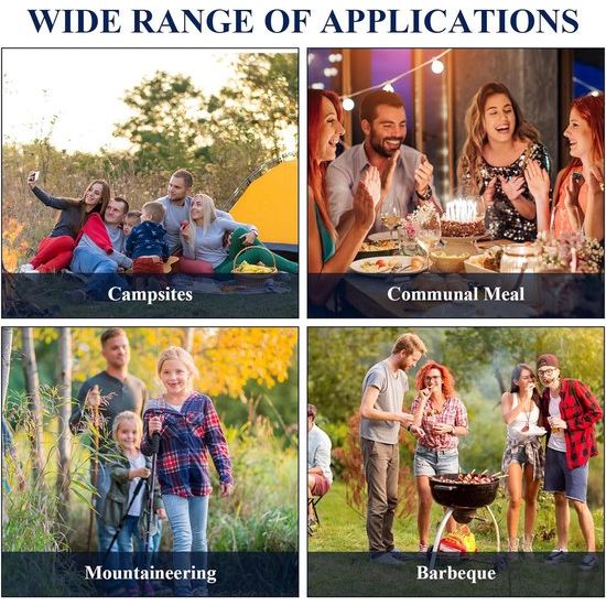 Pak van 4 waterjerrycans, 10L waterjerrycan, opvouwbare waterjerrycan, kamperen, opvouwbare waterjerrycan, watercontainer, waterzak, drinkwaterjerrycan, waterzak