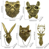 Hoofd-wanddecoratie, muurkunstdecoratie, hertenkop, wandtapijt, huisdecoratie, waterbestendig, bronsd hars, dierensculptuur, zonnecrème, dierenhoofd, wandtapijt, ornamenten (konijn)