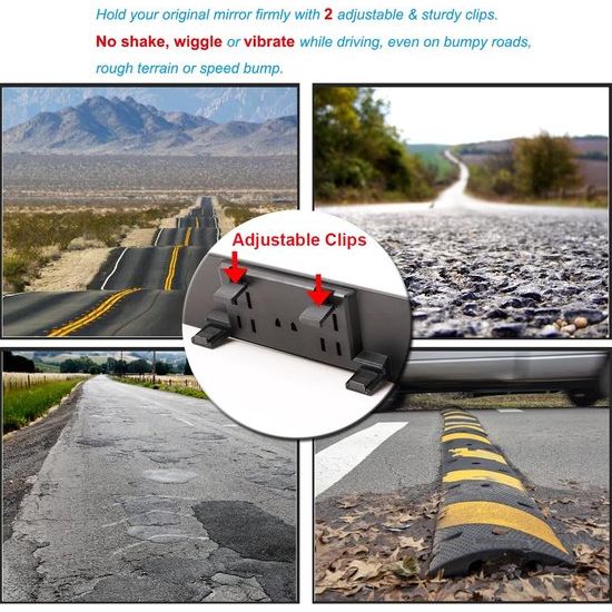 Autospiegel,30 x 7,5 cm groot