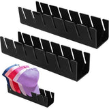 Cap Stand voor Baseball Caps Set van 2 Acryl Hoedenstandaard, Geen Installatie Acryl Hoeden Opbergstandaard, Cap Houder voor Opslag Baseball Cap Houder Kan 14 Hoeden Opbergen