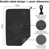 Droogdoeken, douche, set van 3 microvezeldoeken, droogdoek, pluis- en streepvrij, extreem absorberend, microvezeldoeken, handdoeken, 40 x 60 cm, voor verschillende gelegenheden