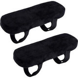 Non Slip Chair Armrest Pads Memory Foam Armrest Cushions Removable Chair Armrest Covers Elbow Support Cushion Black