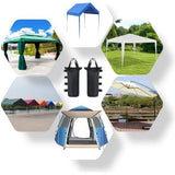 Zandzakken om te vullen, gewicht voor paviljoen, tent en paviljoen, pop-up paviljoen, carport bouwset, paraplustandaard inklapbaar, robuuste Oxford-materialen, waterdicht pvc, zonder zand