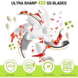 Handleiding - 2 stuks 520ml uienhakselaar handmatig (1 groen en 1 blauw) multihakselaar voor het snijden van uien knoflook, uienhakselaar uiensnijder