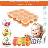 Silicone Baby Food Storage Box, bevriezen siliconen Baby pap met Siliconen Deksel, Container, Vriezer, Lade, herbruikbare, groenten, fruit, purees, sauzen en ijsblokjes