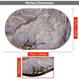 Badmat antislip badkamertapijt, badmat antislip sneldrogend, diatomeeënsteen badmat, badkamervloer superabsorberende diatomeeënaarde douchemat