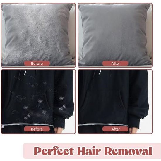 Dierenhaarverwijderaar, pluizenroller, dierenhaar, kattenhaarverwijderaar, hondenhaarverwijdering, pluizenborstel, herbruikbaar voor dierenhaar, kattenhaar, banken, bedden, kleding, tapijten