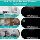 Rolgordijnen voor ramen zonder boren-300 * 145cm dakraam blackout scherm, draagbare reis blackout, voor familie en reizen, incl. Nano zelfklevende tapes, meetlint, vrije besnoeiing