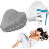 Zijslaapkussen met 2 overtrekken – kniekussens voor zijslapers – beenkussen richt knie, benen en heupen optimaal uit