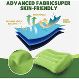 Inflatable camping pillow, ultralicht, inflatable head pillow, camping pillow, inflatable beach pillow.