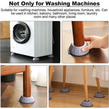 8 stuks wasmachine voeten antislip voetkussens trillingsdemper wasmachine schokdempers universeel anti-vibratie wasmachine voeten trillingsdemper voor wasmachine droger