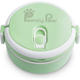 Reisvoerbak van roestvrij staal, set van 3, 1500 ml (3 x 500 ml, 3 x ca. 300 g), hondenbak voor onderweg, draagbare voederbak, praktische reisbak voor buiten en dagelijks gebruik