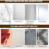 Keukenrolhouder zonder boren, zelfklevende keukenrolhouder, papierrolhouder, roestvrij staal, onderkast, papieren handdoekhouder met lijm en schroeven, voor keuken en badkamer