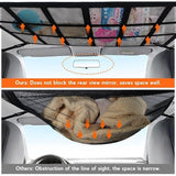 Bagagenet auto, bagagenet, autodak, bagagenet camper, auto plafondnet, auto campingaccessoires, bagagenet auto met instelbaar, voor de meeste voertuigtypen 80 x 55 cm