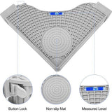Onderstel voor wasmachines, verstelbare wasmachinesokkel met 8 poten en 4 wielen, wasmachinesokkel, berenbelasting 300 kg, platform voor koelkast, droger en vriezer