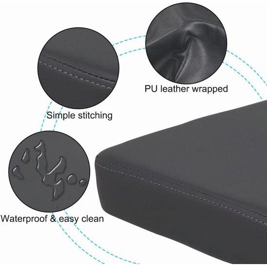 Rolling Salon kruk, draaibaar, verstelbare schoonheidskruk, zitstoel voor keuken, laboratorium, SPA, thuiskantoor, massagekruk (grijs)