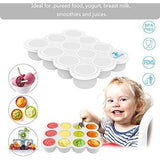 Silicone Baby Food Storage Box, bevriezen siliconen Baby pap met Siliconen Deksel, Container, Vriezer, Lade, herbruikbare, groenten, fruit, purees, sauzen en ijsblokjes