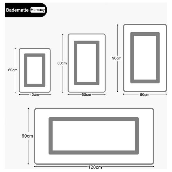 Badkamertapijt, badmat, antislip, wasbaar, zachte microvezel, hoogpolig, 50 x 80 cm, grijs Badkamertapijt, badmat, antislip, wasbaar, zachte microvezel, hoogpolig, 50 x 80 cm, grijs