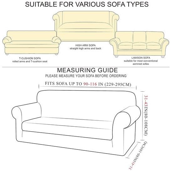 Stoelovertrekken van elastisch spandex