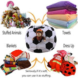 opbergzak voor speelgoed, gestreepte zitzak, opbergtas.