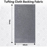 Tufting Cloth, Hoofdstof Touffetage 1,8 x 1 m, antislip primaire stof, antislip vinyl met pruimenbloesempatroon voor touffering, tapijt, naaldstof, stof voor tapijt