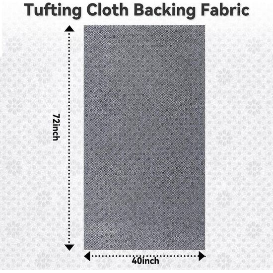 Tufting Cloth, Hoofdstof Touffetage 1,8 x 1 m, antislip primaire stof, antislip vinyl met pruimenbloesempatroon voor touffering, tapijt, naaldstof, stof voor tapijt