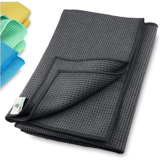 microvezeldoeken voor huishouden, keuken, badkamer, auto, stofvrije cleaningsdoeken, streepvrij en pluisvrije poetsdoeken zonder cleaningsmiddel, raamdoek, streepvrij, theedoek, 3 parts, 60 x 40 cm