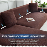 Sofa Cover, Sofa Protector, Sofa Cover 2 Seater, Sofa Cover, Waterproof Stretch Sofa Cover, Throw, Universal Couch Cover, Corner Sofa for L Shape, Requires Two Couch Covers (2-Seater, Dark
