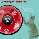 Trainingsbelletjes voor huisdieren, 2 stuks, trainingsbelletjes voor hondenkatten, deurbellen voor potjescommunicatie en netheidstraining met grote knop