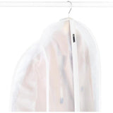 Set van 3 kledingtassen, doorzichtige organza reistas, kledingtassen met ritssluiting, 50" ademende kledinghoes voor heren en dames voor lange jurken, jassen, jassen, pakken, 127 x 60 x 17 cm