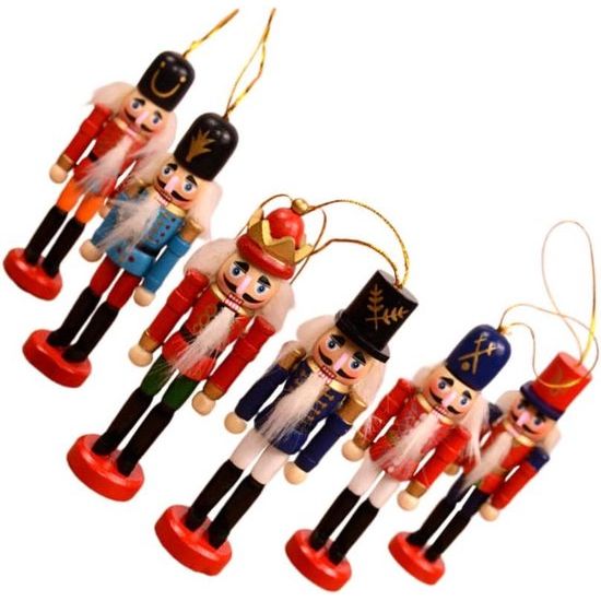 Houten kersthanger notenkraker: het figuur