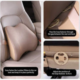 Ondersteuning van de onderrug, beige