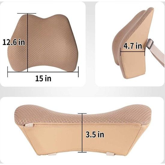 Ondersteuning van de onderrug, beige