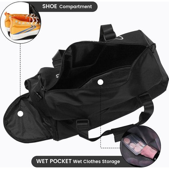 Sporttassen, zwart, Sport