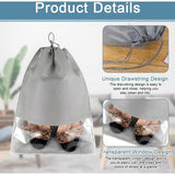 14 Schoenentassen Reisschoenentas met trekkoord Schoenentas Reistas Mesh tas Stofdichte schoenentas Schoenentas Schoenentassen Reisschoenentas voor schoenen Opbergtas Dagelijks