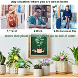 4 stuks grote planten-gietballen, 26,5 x 8 cm, meerkleurig, voor planten, irrigatieballen, potplanten, zelfbewatering, pvc, irrigatieballen, waterdispenser voor planten