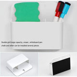 Magnetische markeerhouder, whiteboard, pennenhouder, magnetische markeerhouder met whiteboardspons voor het opbergen van pennen aan magneetwanden
