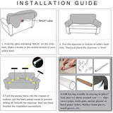 Stoelovertrekken van elastisch spandex