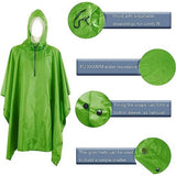 Regenponcho 3-in-1 multifunctionele regencape regenjas met capuchon outdoor kleding waterdicht winddicht herbruikbaar multifunctioneel voor camping festival vissen wandelen