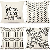 4 kussenslopen (50 x 50 cm)