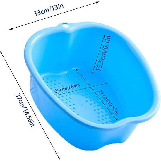 Voetenbadbak, Kuip Voor Voetenbad, Stabiele Kunststof Voetenbak Voor Pedicure, Soaking Feet, Voor Voetenbad, Voeten, Wellness, Voetverzorging, Pedicure, Ontgifting, Ontspanning
