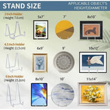 metalen plaatstandaard is gemaakt van duurzaam en dik ijzerdraadmateriaal