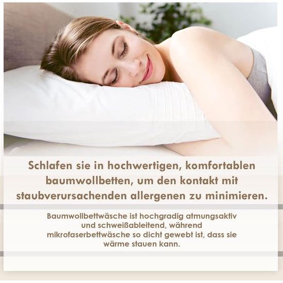 Beddengoed, katoen met een draaddichtheid van 400 beddengoed