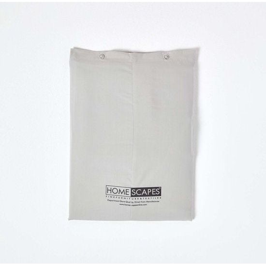 Homescapes hoeslaken extra diep zilvergrijs, draaddichtheid 200, 140 x 190 cm